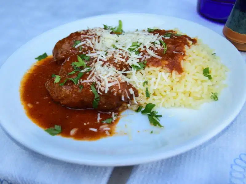 Soutzoukakia Grécke pečené mäsové guľky v paradajkovej omáčke - overený recept na Soutzoukakia